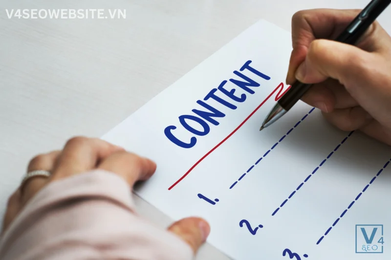 Dịch vụ Content Website V4SEO: Thổi hồn vào thương hiệu 3 Content SEO là thế mạnh nổi bật trong dịch vụ content Website của V4SEO