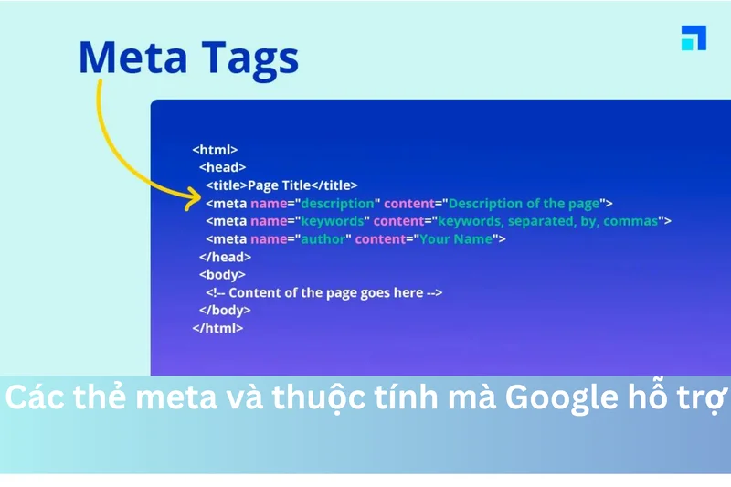Các thẻ meta và thuộc tính mà Google hỗ trợ 8 Ảnh đại diện Các thẻ meta và thuộc tính mà Google hỗ trợ