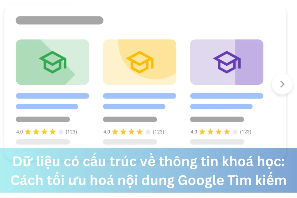 Dữ liệu có cấu trúc về thông tin khoá học: Cách tối ưu hoá nội dung cho Google Tìm kiếm 14 Ảnh đại diện của Dữ liệu có cấu trúc về thông tin khoá học: Cách tối ưu hoá nội dung cho Google Tìm kiếm