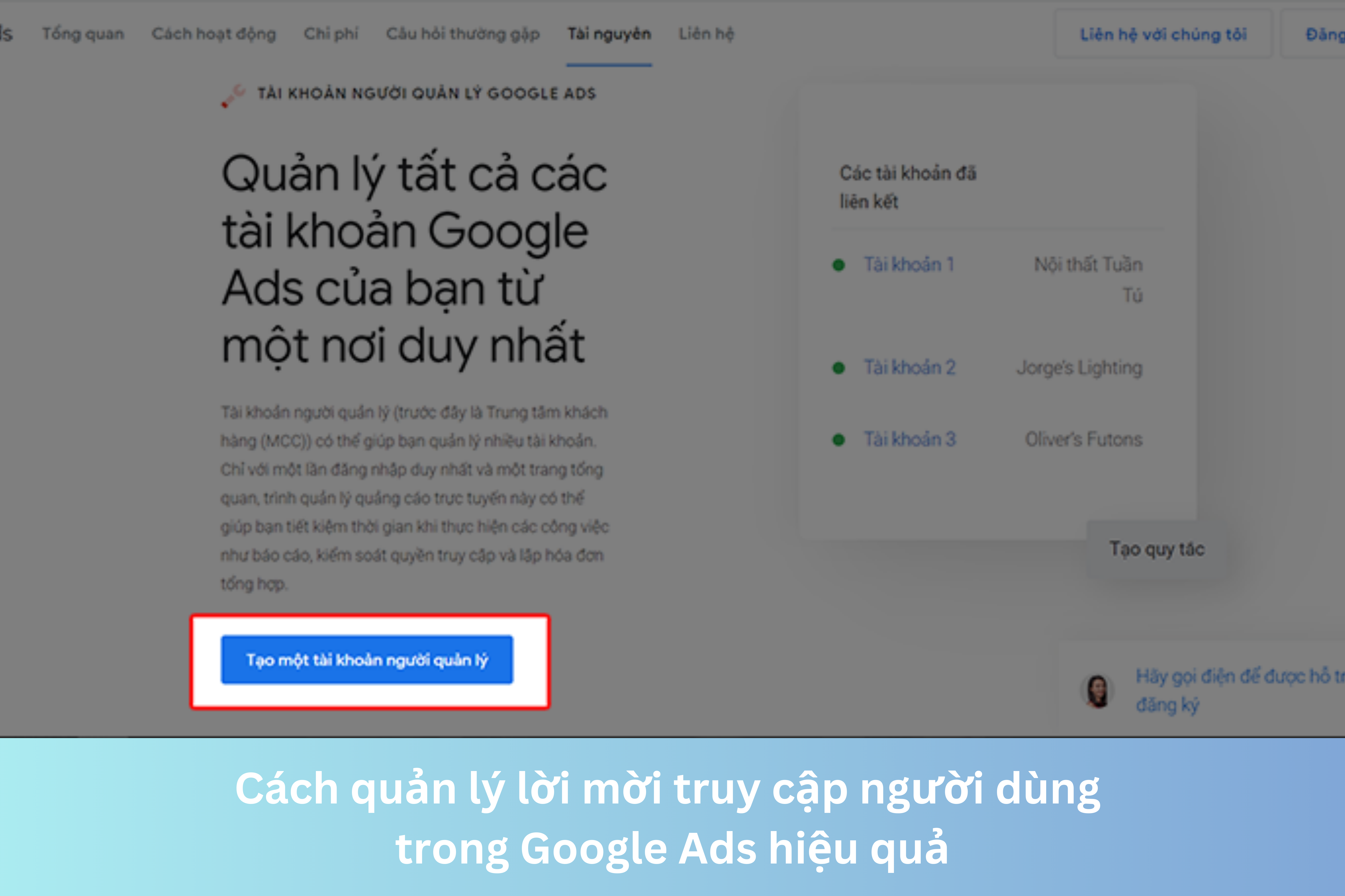 Ảnh đại diện của Cách quản lý lời mời truy cập người dùng trong Google Ads hiệu quả