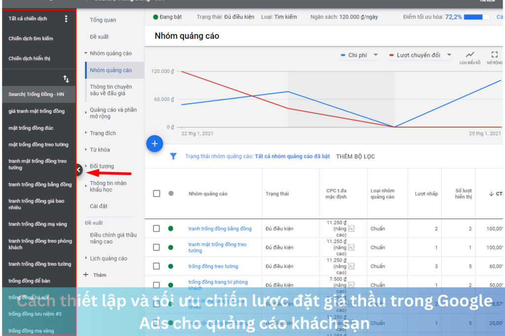 Cách thiết lập và tối ưu chiến lược đặt giá thầu trong Google Ads cho quảng cáo khách sạn 9 Ảnh đại diện của Cách thiết lập và tối ưu chiến lược đặt giá thầu trong Google Ads cho quảng cáo khách sạn