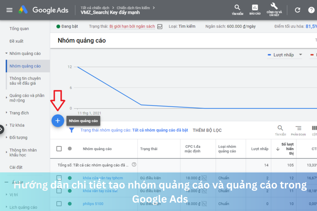 Hướng dẫn chi tiết tạo nhóm quảng cáo và quảng cáo trong Google Ads 12 Ảnh đại diện của Hướng dẫn chi tiết tạo nhóm quảng cáo và quảng cáo trong Google Ads