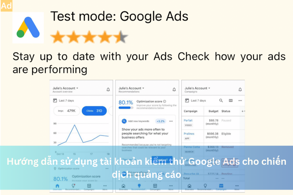 Hướng dẫn sử dụng tài khoản kiểm thử Google Ads cho chiến dịch quảng cáo 14 Hướng dẫn sử dụng tài khoản kiểm thử Google Ads cho chiến dịch quảng cáo