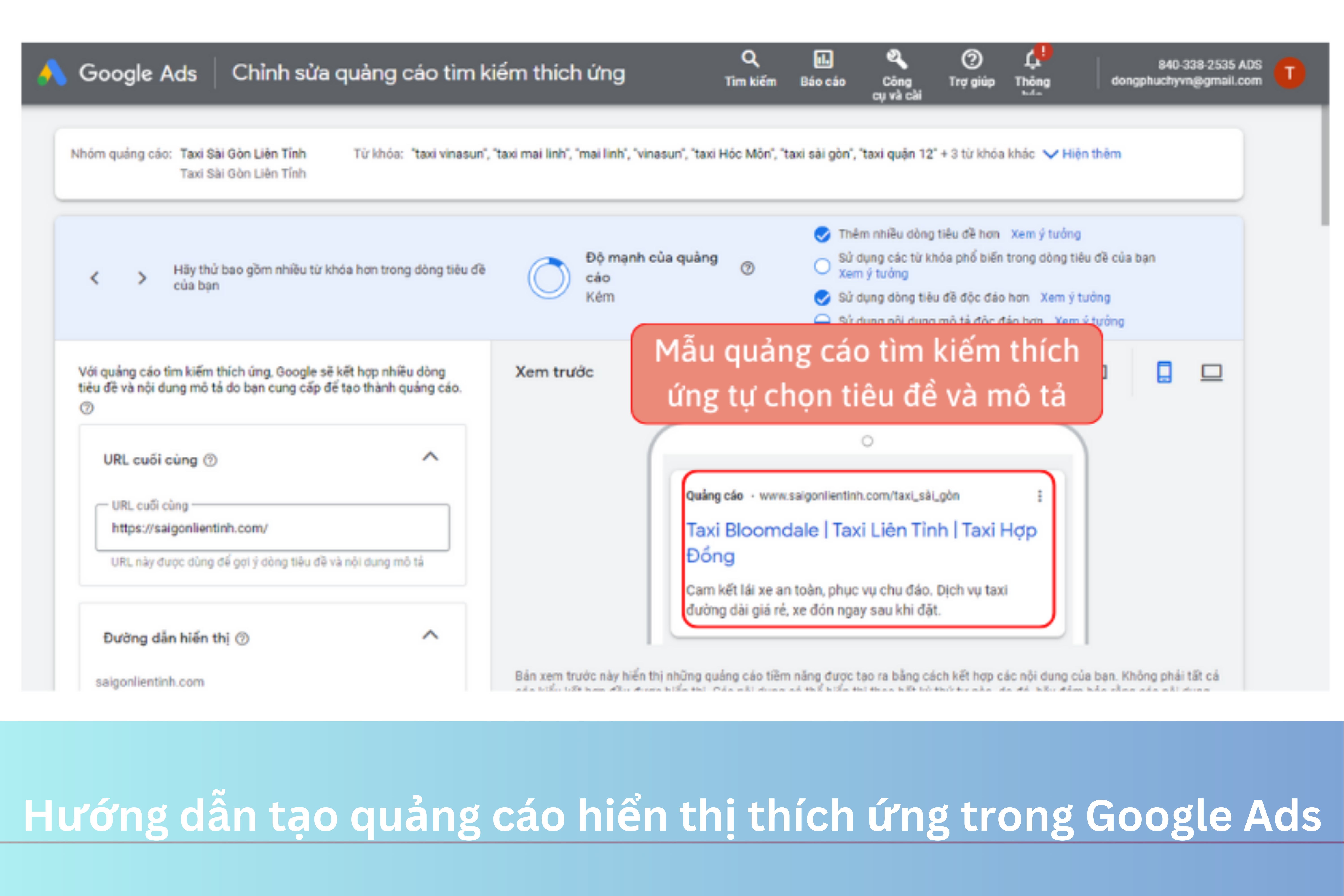 Ảnh đại diện của Hướng dẫn tạo quảng cáo hiển thị thích ứng trong Google Ads