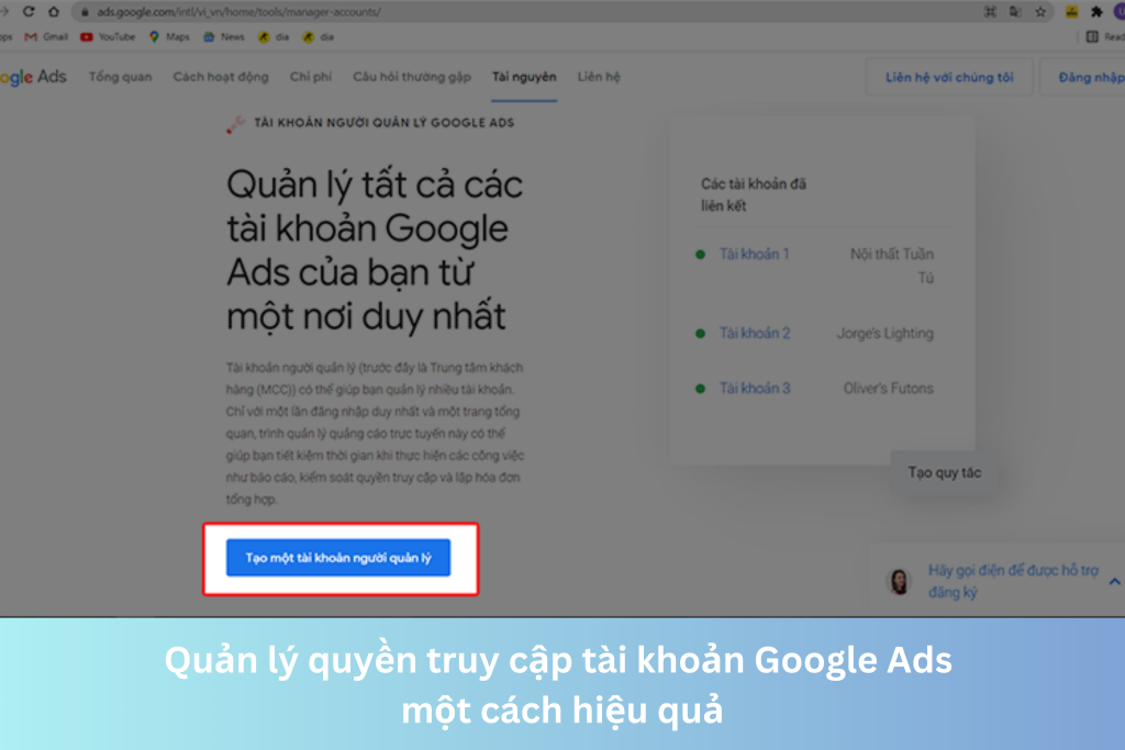 Ảnh đại diện của Quản lý quyền truy cập tài khoản Google Ads một cách hiệu quả