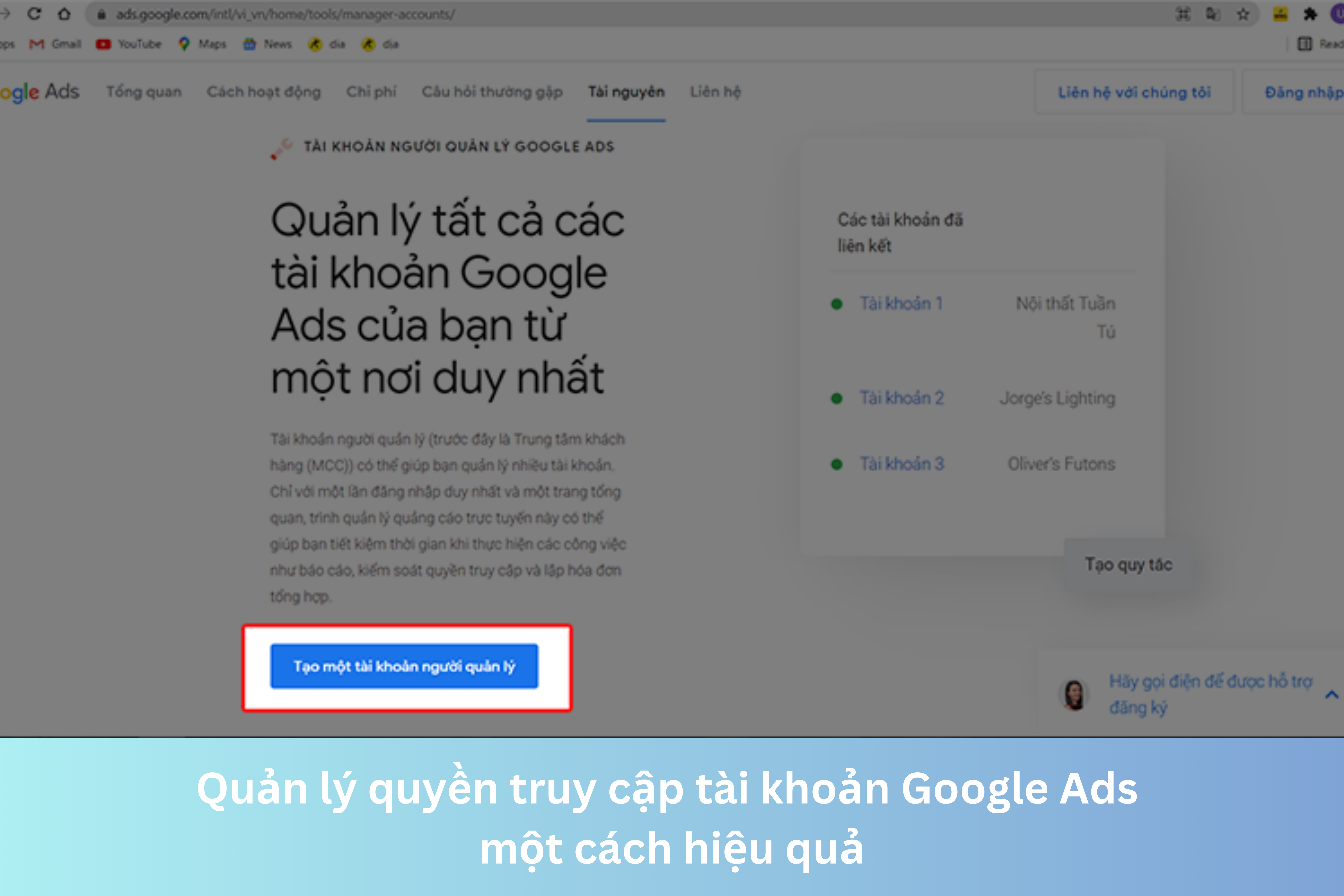 Ảnh đại diện của Quản lý quyền truy cập tài khoản Google Ads một cách hiệu quả