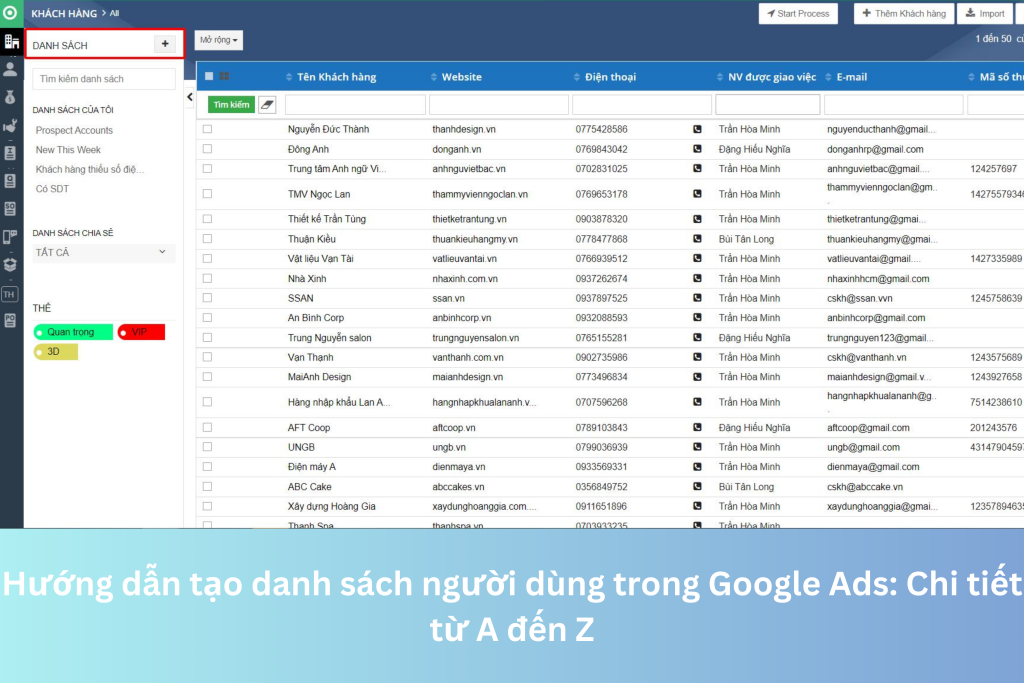 Hướng dẫn tạo danh sách người dùng trong Google Ads: Chi tiết từ A đến Z 1 Ảnh đại diện của Hướng dẫn tạo danh sách người dùng trong Google Ads: Chi tiết từ A đến Z