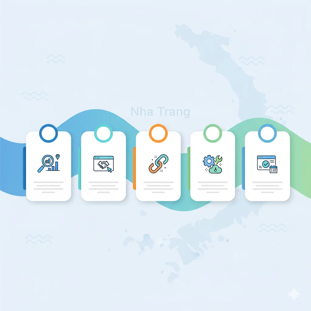 Quy trình triển khai dịch vụ SEO Nha Trang tại V4SEO