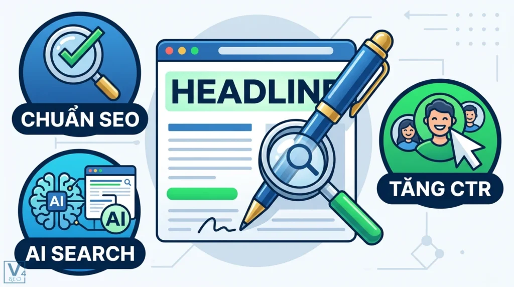 7 mẹo viết tiêu đề bài viết chuẩn SEO thu hút người đọc cho AI Search 5 7 meo viet tieu de bai viet chuan seo thu hut nguoi doc 0