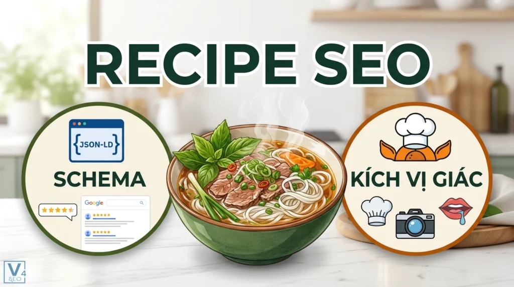 Bí quyết viết bài Recipes SEO: Chuẩn Schema & Nội dung Kích vị giác 1 bi quyet viet bai huong dan cong thuc recipes seo 0