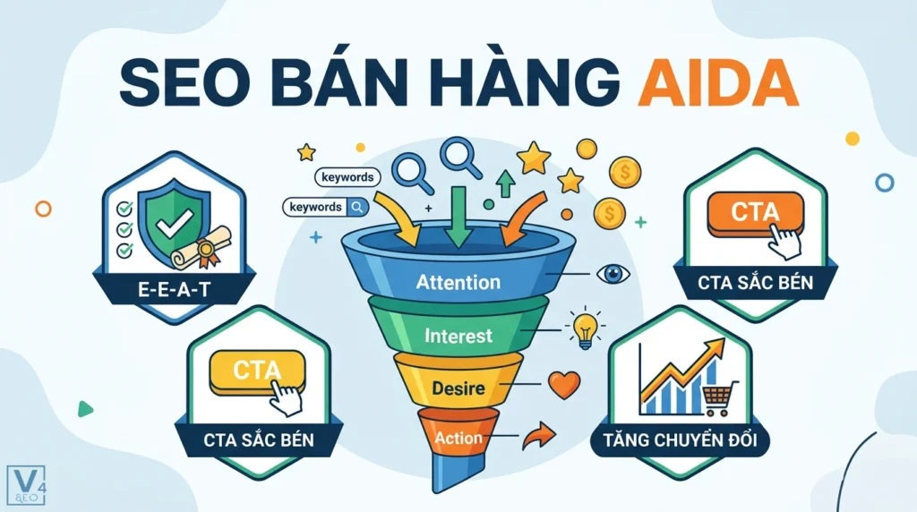Bí quyết viết bài SEO mang tính chất bán hàng hiệu quả từ AIDA 4 bi quyet viet bai seo mang tinh chat ban hang hieu qua 0