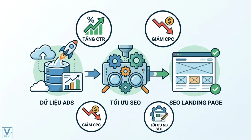Cách tối ưu nội dung SEO cho chiến lược Paid Search từ dữ liệu Ads 2 cach toi uu noi dung seo cho chien luoc paid search quang cao tra phi 0