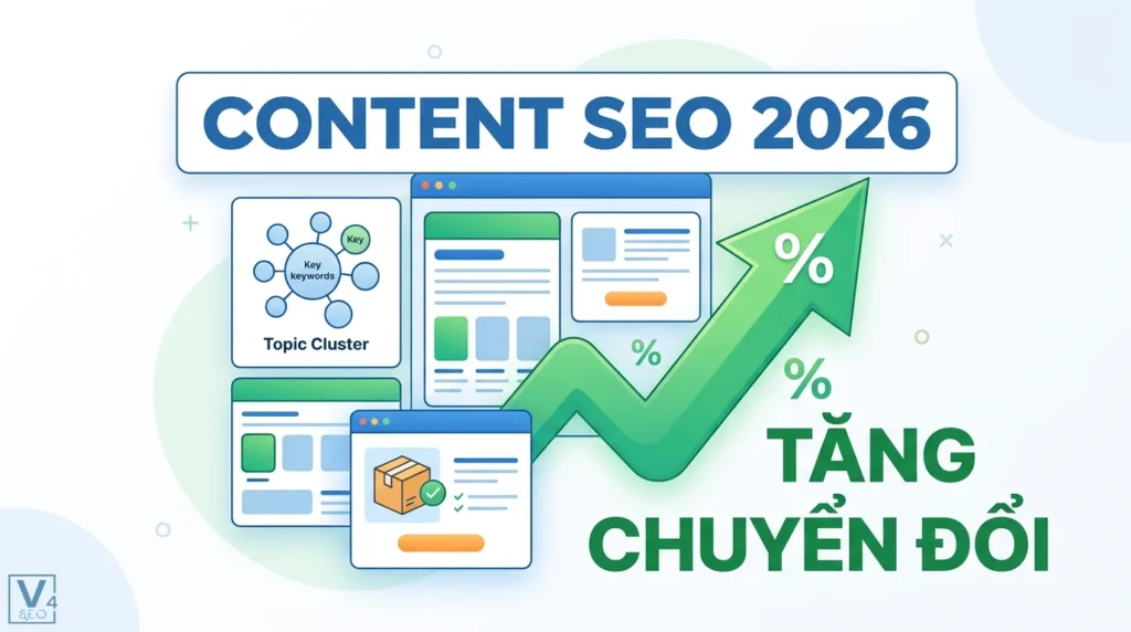 Chiến lược Content SEO 2026 cho Website Bán Hàng: Tăng Tỷ Lệ Chuyển Đổi 5 chien luoc viet content seo cho website ban hang 0
