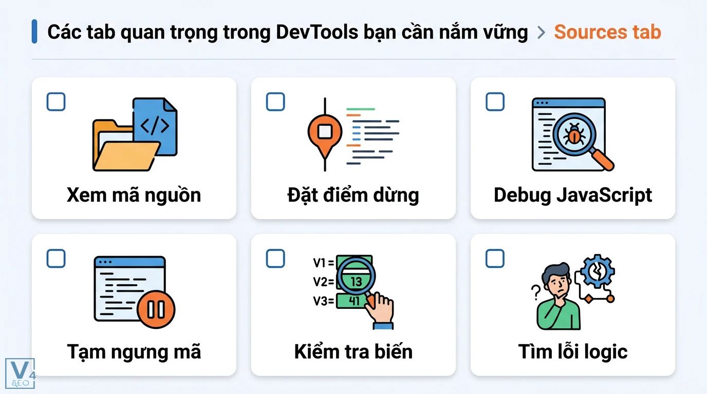 Chrome DevTools là gì? Hướng dẫn debug và tối ưu website từ A-Z 4 So sánh Chrome DevTools trên các trình duyệt Chromium như Edge, Brave, Opera và công cụ phát triển riêng biệt của Firefox cùng Safari