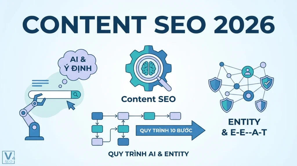 Content SEO là gì? Quy trình 10 bước với AI & Entity SEO 2026 14 content seo la gi giai thich chi tiet va cach ap dung hieu qua 0