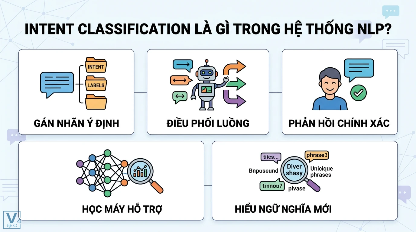 Phân loại intent tự động bằng Machine Learning từ cơ bản đến LLM 5 Sai lầm xây dựng intent recognition do mất cân bằng dữ liệu hỏigiá và khiếunại, hiện tượng học vẹt overfitting và chatbot thiếu ngữ cảnh