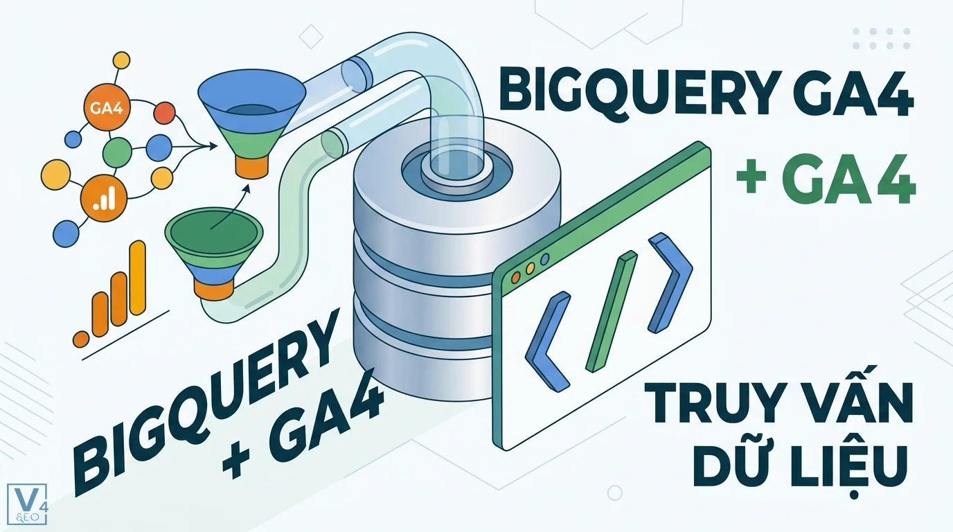 Sử dụng BigQuery + GA4 để truy vấn dữ liệu hành vi kèm mã SQL mẫu 1 Kết nối GA4 với BigQuery giúp truy cập dữ liệu thô, kết nối sự kiện, hiểu hành trình khách hàng, phân tích chính xác và nhận mức miễn phí