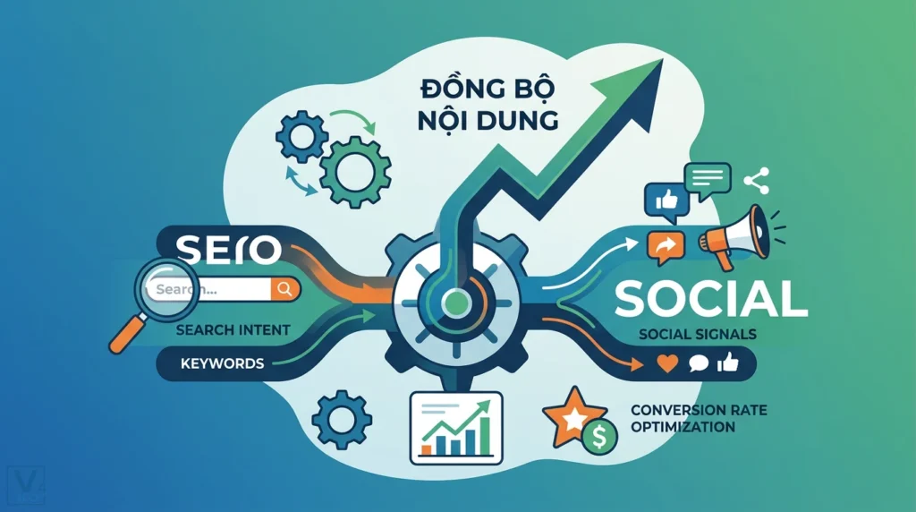 Làm sao để kết hợp SEO và Social Media Marketing? Quy trình chuẩn 3 lam sao de ket hop seo va social media marketing 0