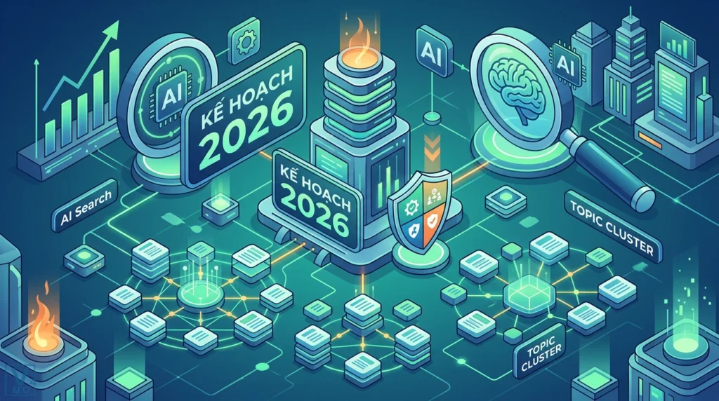 Lập Kế Hoạch Content SEO Dài Hạn 2026: Tối Ưu AI, Topic Cluster 14 lam sao de lap ke hoach noi dung dai han cho content seo 0