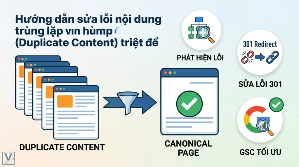 Hướng dẫn sửa lỗi nội dung trùng lặp (Duplicate Content) triệt để 3 lam sao de phat hien va sua loi noi dung trung lap duplicate content 0