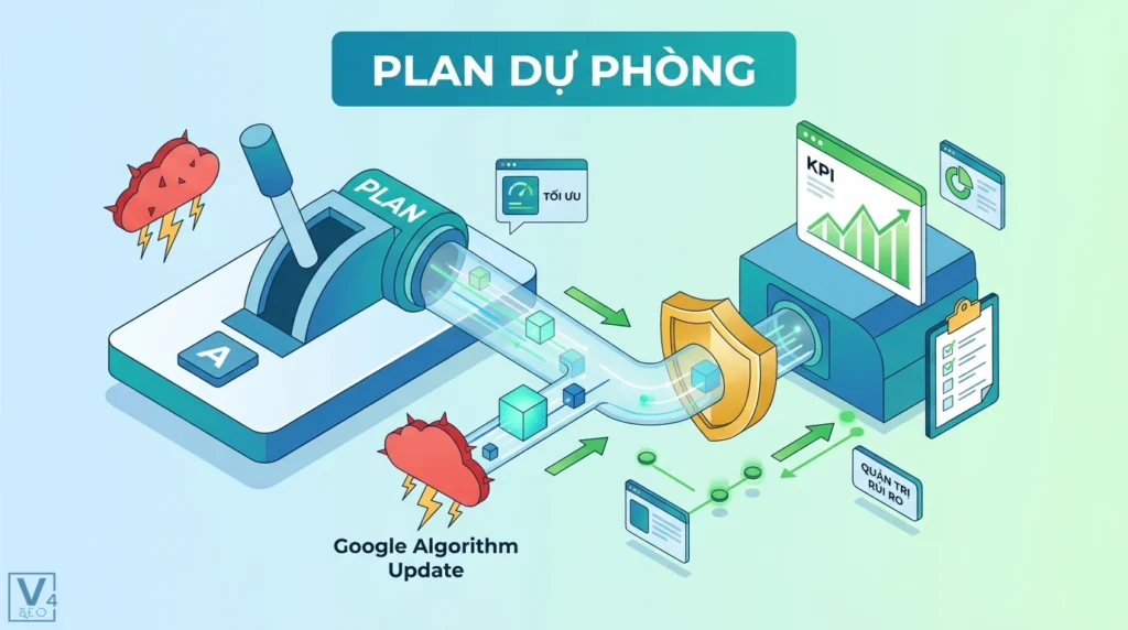 Xây dựng plan dự phòng (Contingency Plan) cho Content SEO tối ưu 1 lap ke hoach du phong content seo bao ve thu hang duy tri luu luong truy cap 0