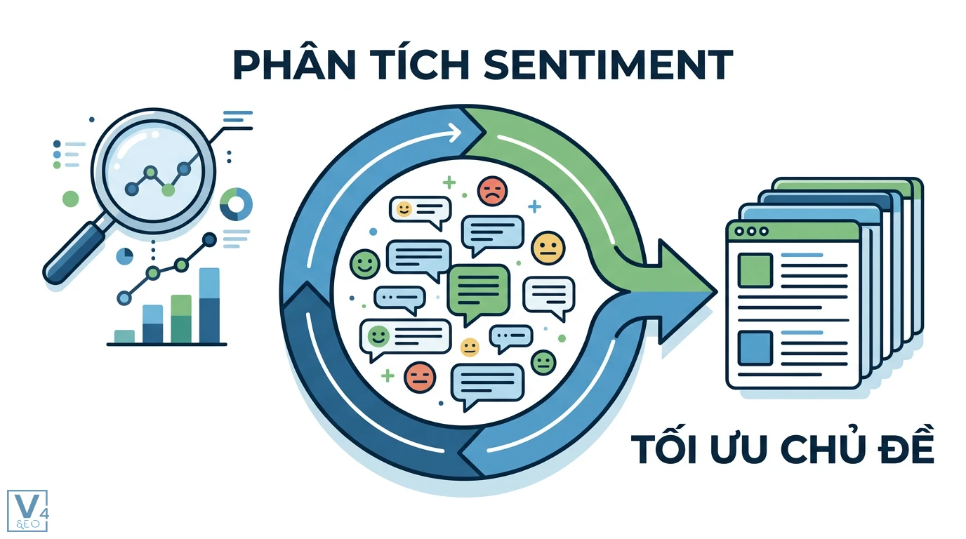 Cách phân tích sentiment từ bình luận để tối ưu chủ đề tiếp theo 1 Sentiment Analysis phân loại bình luận, thấu hiểu người dùng, phát hiện phản hồi xấu và nhận diện lỗ hổng để tối ưu Content Strategy