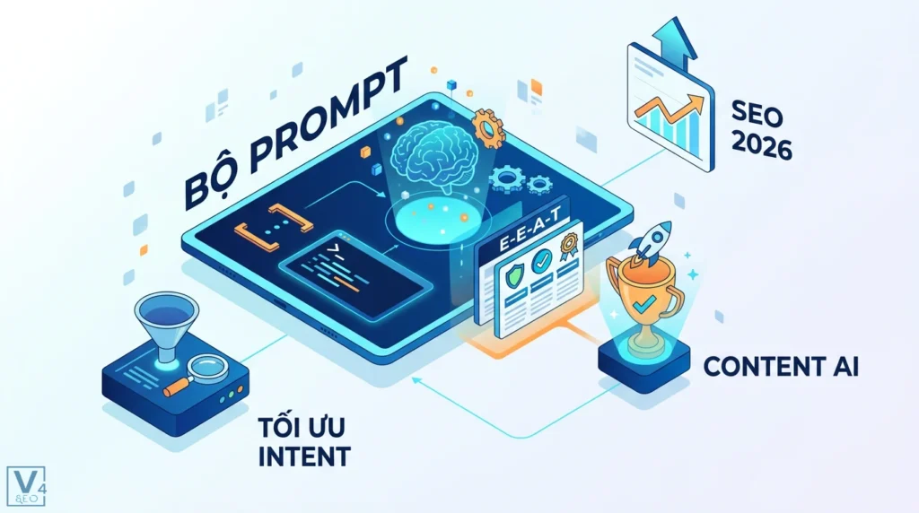 Sử dụng các công cụ AI để hỗ trợ viết Content SEO 2026: Bộ Prompt 6 su dung cac cong cu ai de ho tro viet content seo 0