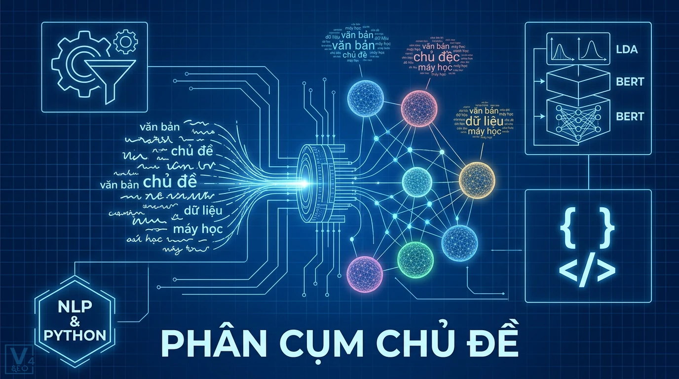 Phân cụm chủ đề bằng Topic Modeling (LDA/BERT) cho tiếng Việt 1 Topic Modeling tiếng Việt qua học máy không giám sát xử lý ngôn ngữ đơn lập giúp khắc phục lỗi tách âm tiết và tránh sai lệch phân cụm
