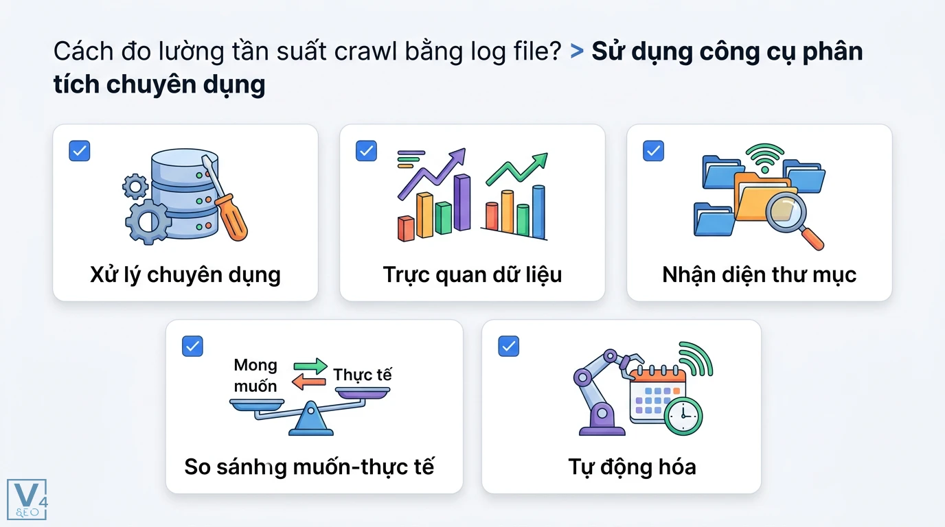 Tần suất crawl theo thư mục là gì? Hướng dẫn phân tích log file 4 Các lỗi quản lý ngân sách thu thập dữ liệu gồm chặn robots.txt sai với CSS JavaScript, thư mục mồ côi và lạm dụng thẻ noindex