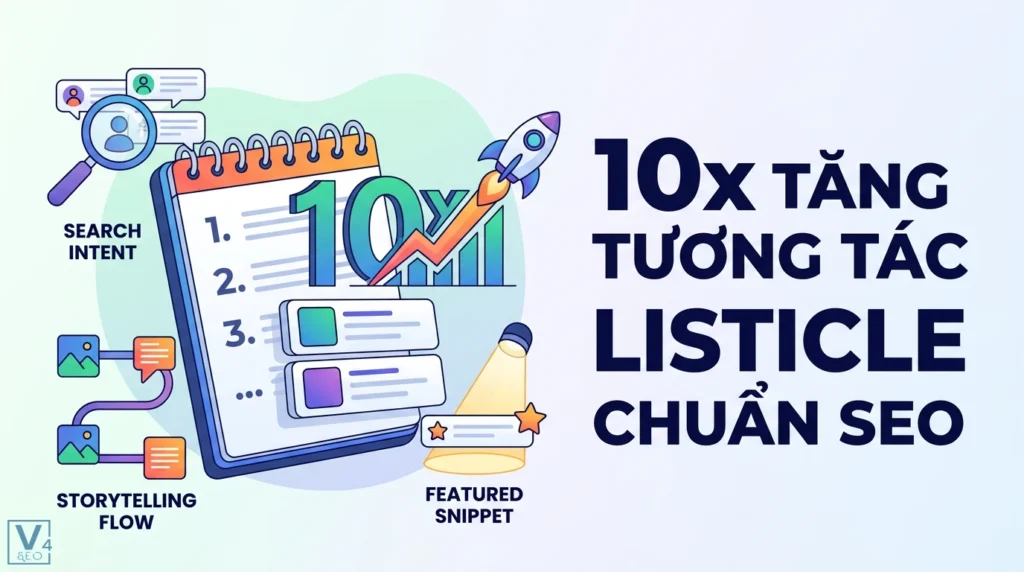 Tạo Bài Viết Listicle Chuẩn SEO: Công Thức 10x Tăng Tương Tác 7 tao bai viet danh sach listicle hieu qua va chuan seo 0