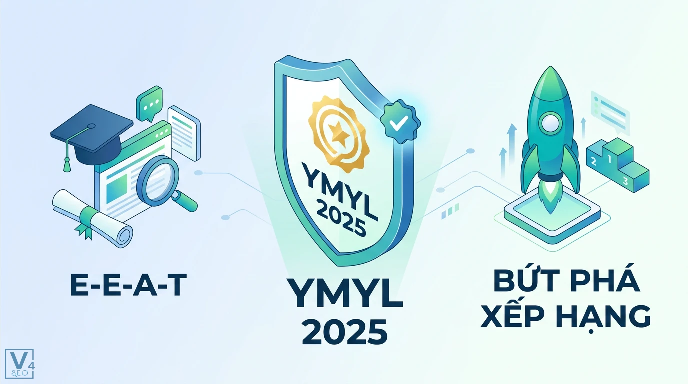 Quy định Google về nội dung YMYL năm 2025: Hướng dẫn tối ưu E-E-A-T 1 Quy trình Google kiểm soát nội dung YMYL 2025 từ sức khỏe tài chính đến sự nghiệp qua thuật toán rà soát và minh bạch Author Bio chuyên môn