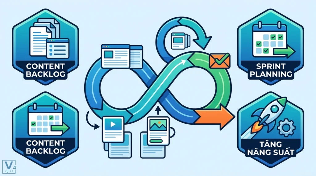 Áp dụng Agile/Scrum trong sản xuất Content SEO: Quy trình thực chiến 14 toi uu san xuat content seo voi agile scrum linh hoat hieu qua 0