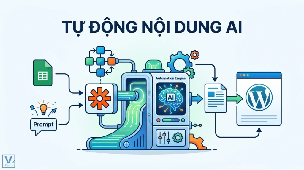 Tự động hoá nội dung với Zapier/Make cho WordPress: Hướng dẫn AI 7 tu dong hoa noi dung wordpress tang toc quy trinh voi zapier make 0 1