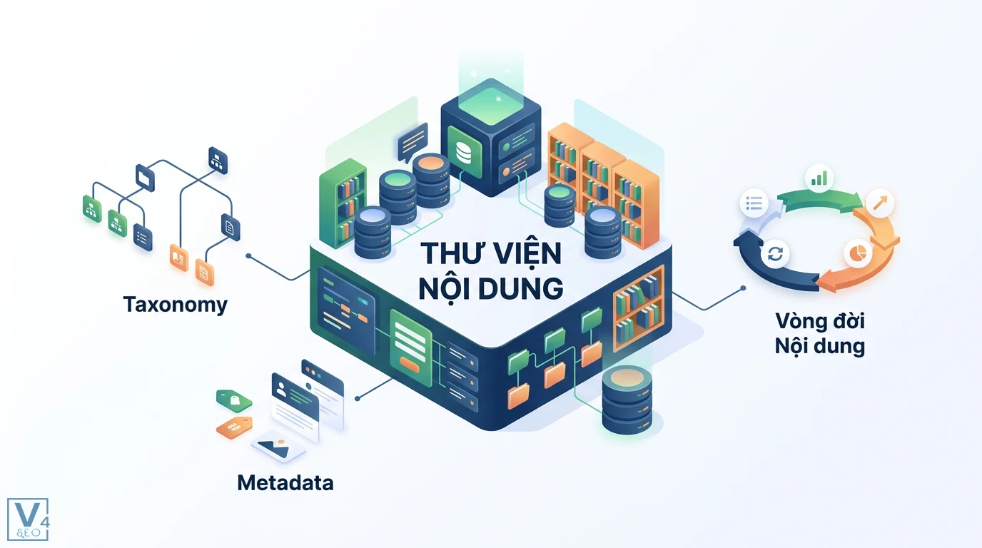 Cách xây dựng hệ thống thư viện nội dung (Content Repository) 1 Content repository giúp lưu trữ tập trung, tổ chức khoa học, tìm kiếm nhanh chóng, chia sẻ dễ dàng, nhất quán thương hiệu và mở rộng quy mô