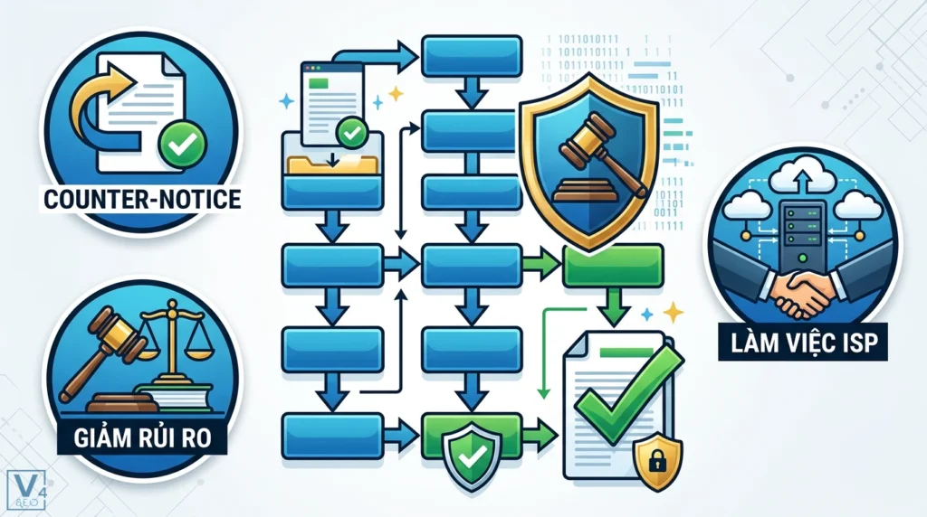 Xử lý báo cáo DMCA & giảm thiểu rủi ro pháp lý: Quy trình chuẩn 9 xu ly bao cao dmca hieu qua giam rui ro phap ly cho website 0 2