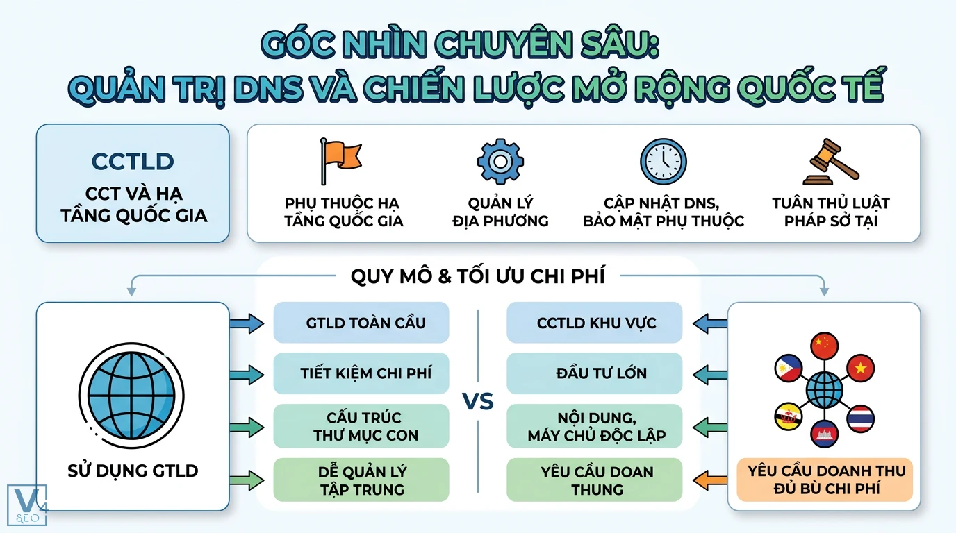 ccTLD là gì? So sánh với gTLD và cách chọn tên miền chuẩn SEO 1 Lý do doanh nghiệp nội địa chọn tên miền ccTLD để tối ưu SEO Local tăng tin cậy bản địa và cấu trúc taxonomy khoa học