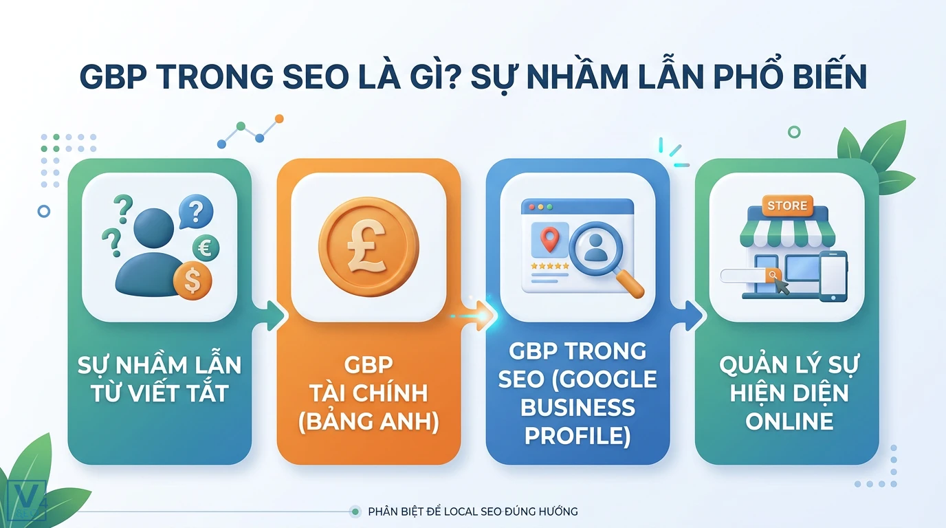 Danh mục phụ GBP là gì? Cách tối ưu Google Business Profile 1 Phân biệt GBP trong SEO Google Business Profile với GBP tài chính Bảng Anh giúp quản lý hiện diện doanh nghiệp online và tối ưu Local SEO