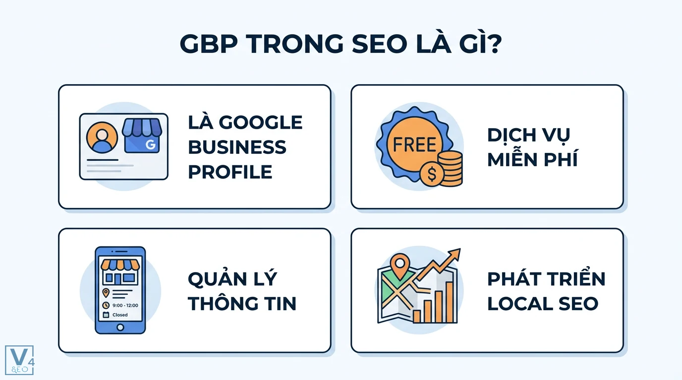 Đối thủ spam GBP là gì? Cách nhận biết và xử lý để bảo vệ Local SEO 1 Google Business Profile GBP trong SEO giúp quản lý thông tin doanh nghiệp miễn phí và hỗ trợ phát triển chiến dịch Local SEO hiệu quả