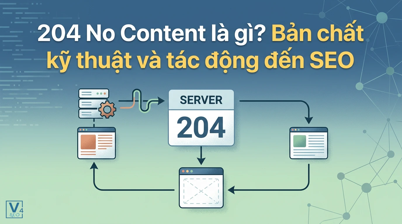 Mô hình truyền tải dữ liệu giải thích cơ chế hoạt động của mã phản hồi HTTP 204 No Content từ máy chủ