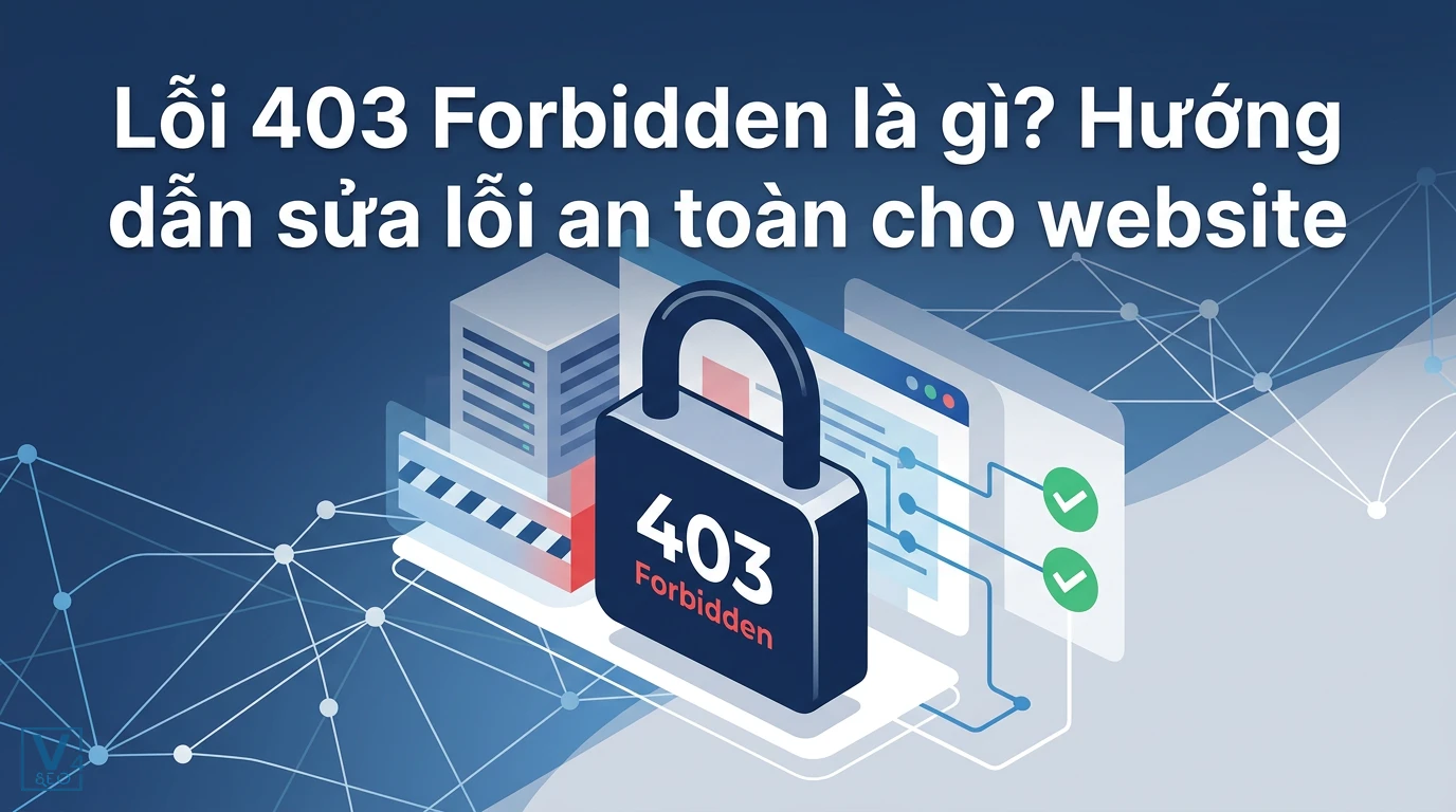 Khái niệm lỗi 403 Forbidden biểu thị quyền truy cập website bị chặn bởi máy chủ