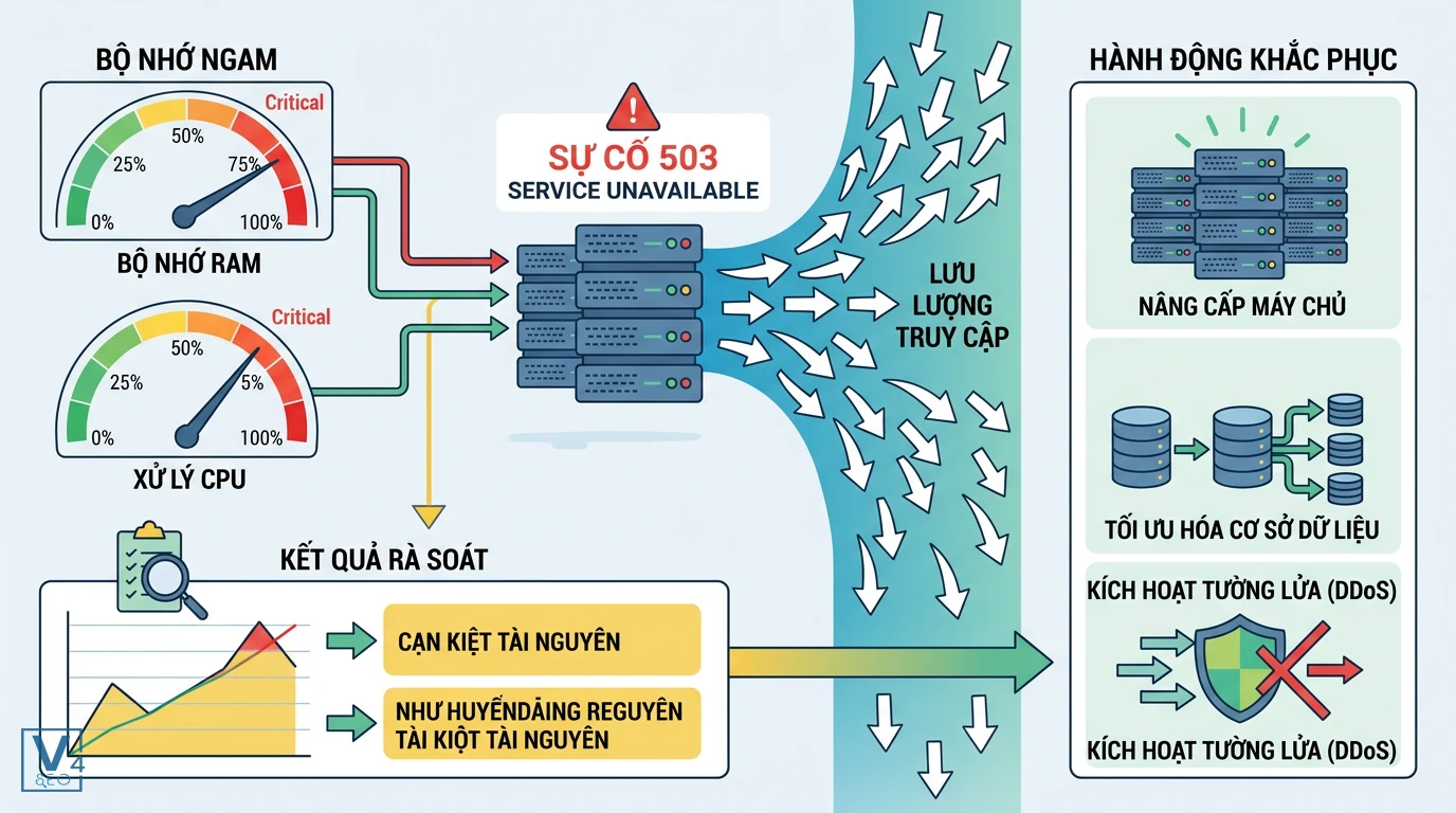 ra-soat-tai-nguyen-khac-phuc-loi-503 Sơ đồ rà soát tài nguyên máy chủ và các giải pháp khắc phục lỗi 503 Service Unavailable do quá tải