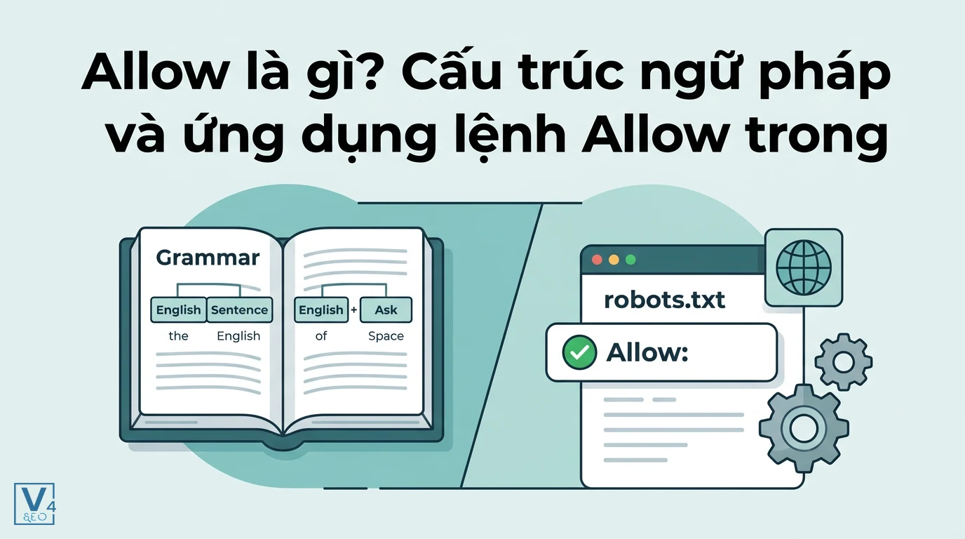 Khái niệm allow là gì qua hai khía cạnh ngữ pháp tiếng Anh và ứng dụng lệnh cho phép thu thập dữ liệu trong robots.txt