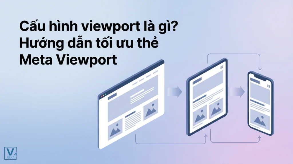 Cấu hình viewport là gì? Hướng dẫn tối ưu thẻ Meta Viewport chuẩn SEO 10 Cách cấu hình viewport giúp giao diện website tự động co giãn tương thích trên máy tính, máy tính bảng và điện thoại.