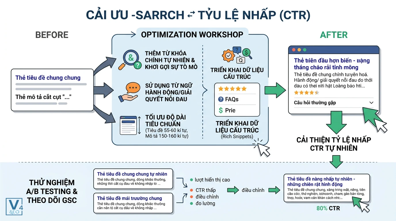 quy-trinh-toi-uu-ctr-tu-nhien Quy trình tối ưu hóa thẻ tiêu đề, mô tả và cấu trúc dữ liệu giúp cải thiện tỷ lệ CTR tự nhiên trên Google.