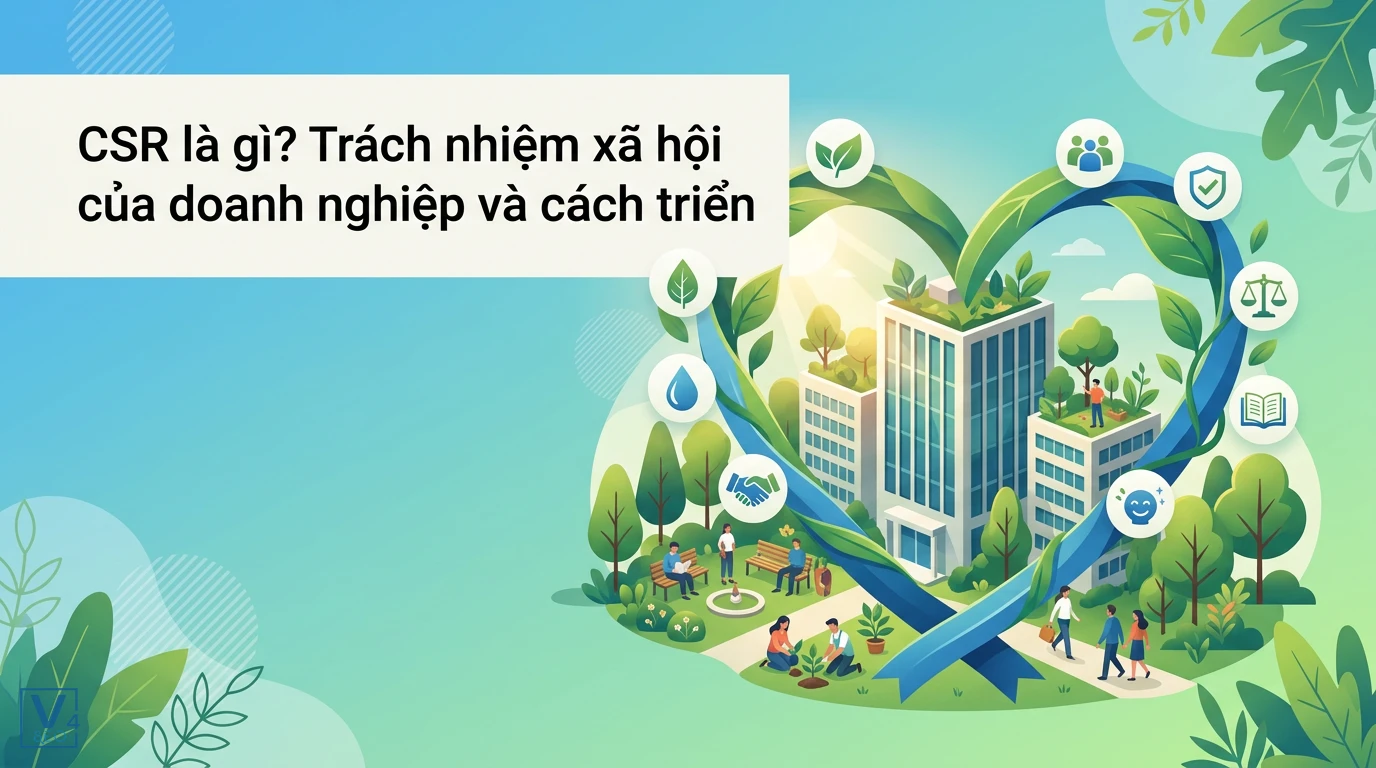 Mô hình so sánh khái niệm CSR, ESG và CSV trong chiến lược phát triển bền vững của doanh nghiệp.