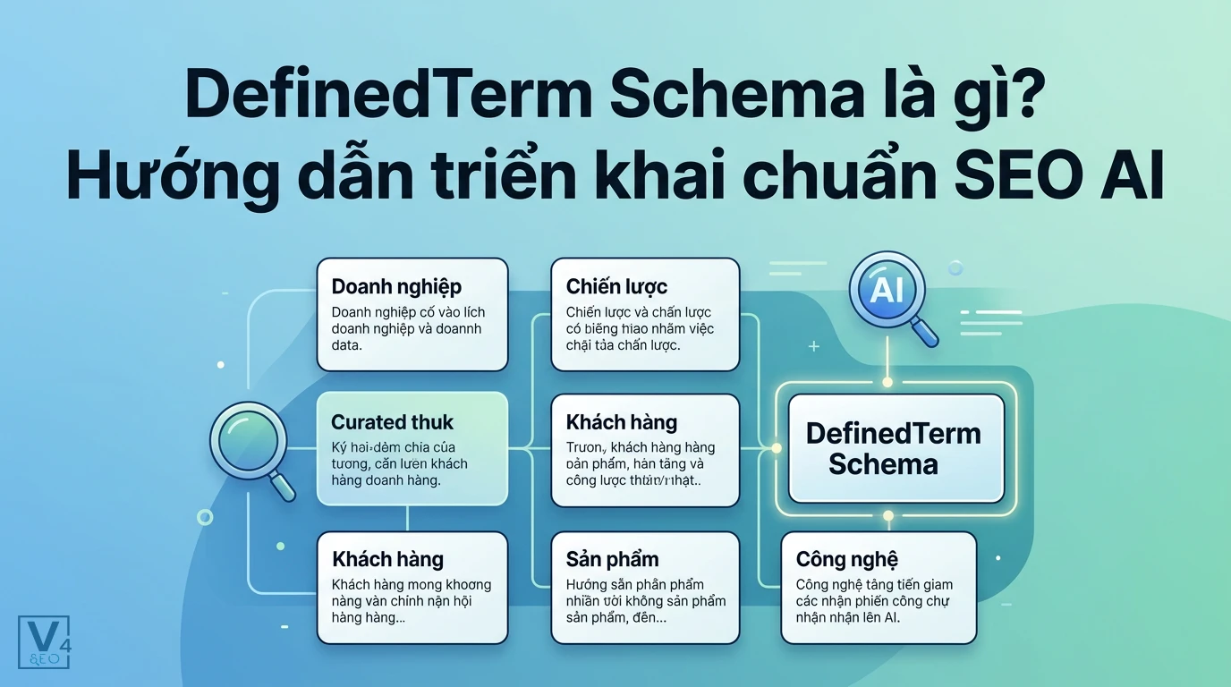 Cách kết nối dữ liệu doanh nghiệp và thuật ngữ chuyên ngành với DefinedTerm Schema để tối ưu hóa tìm kiếm bằng AI.