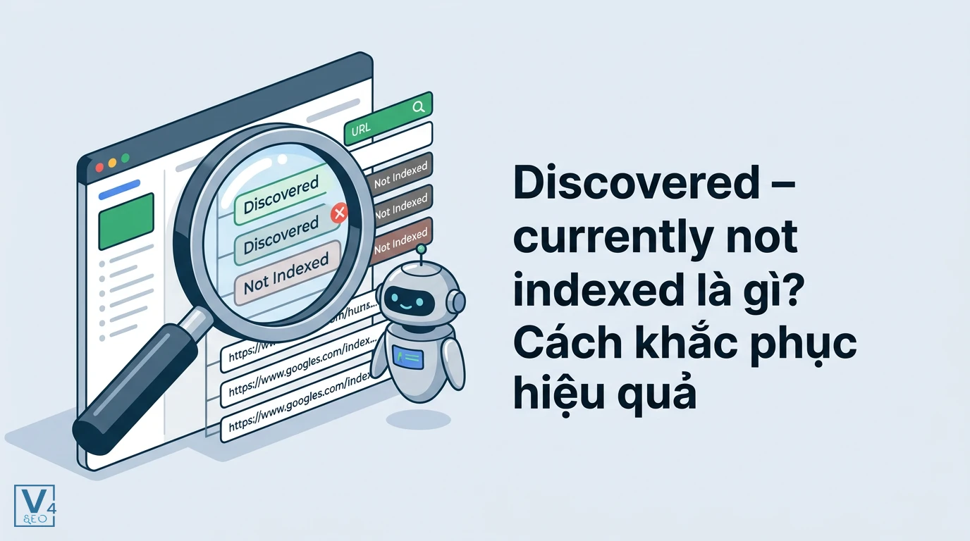 Mô phỏng quá trình Googlebot phát hiện URL nhưng chưa lập chỉ mục trong Google Search Console