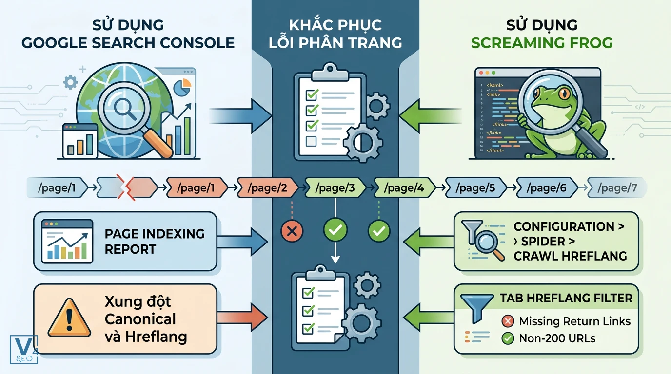 quy-trinh-sua-loi-hreflang-phan-trang Quy trình kiểm tra và khắc phục lỗi hreflang cho phân trang bằng Google Search Console và Screaming Frog.
