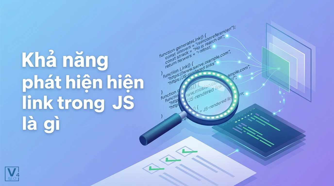 Mô phỏng cách công cụ tìm kiếm quét và phân tích mã nguồn để tìm liên kết ẩn trong JavaScript.