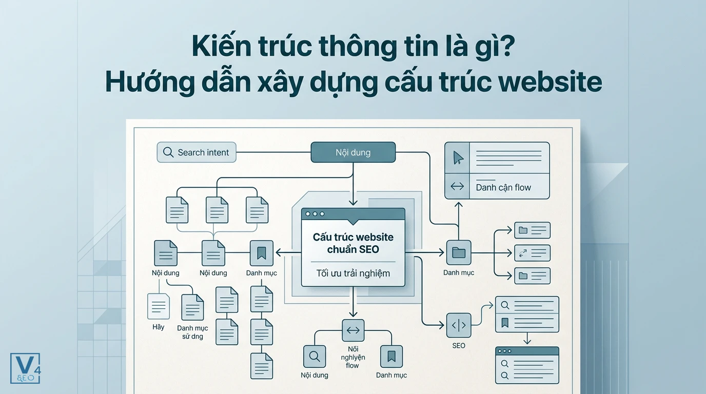 Sơ đồ mô phỏng kiến trúc thông tin là gì giúp tối ưu hóa cấu trúc website chuẩn SEO và trải nghiệm người dùng.